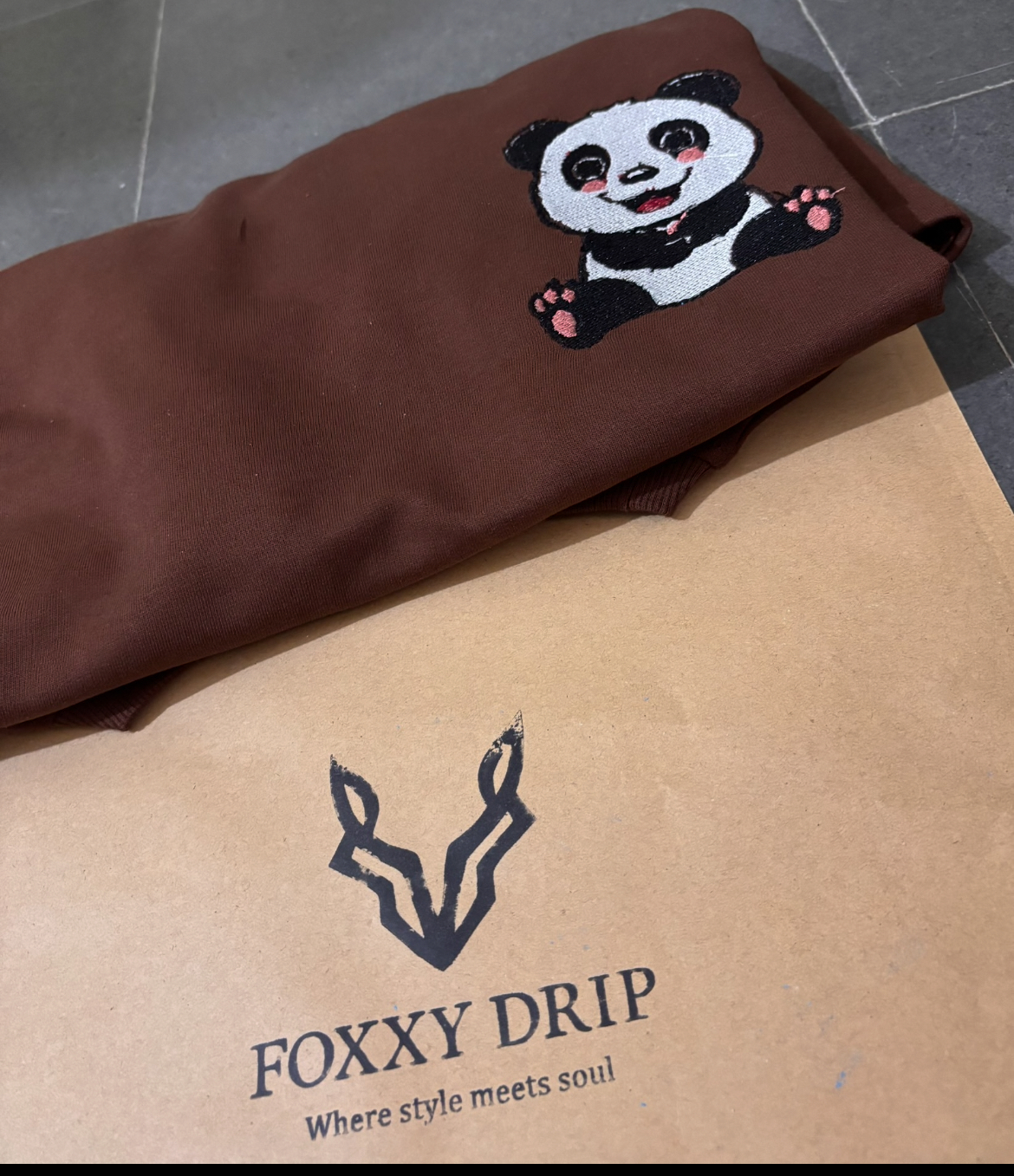 Cute Panda Oversized T-Shirt