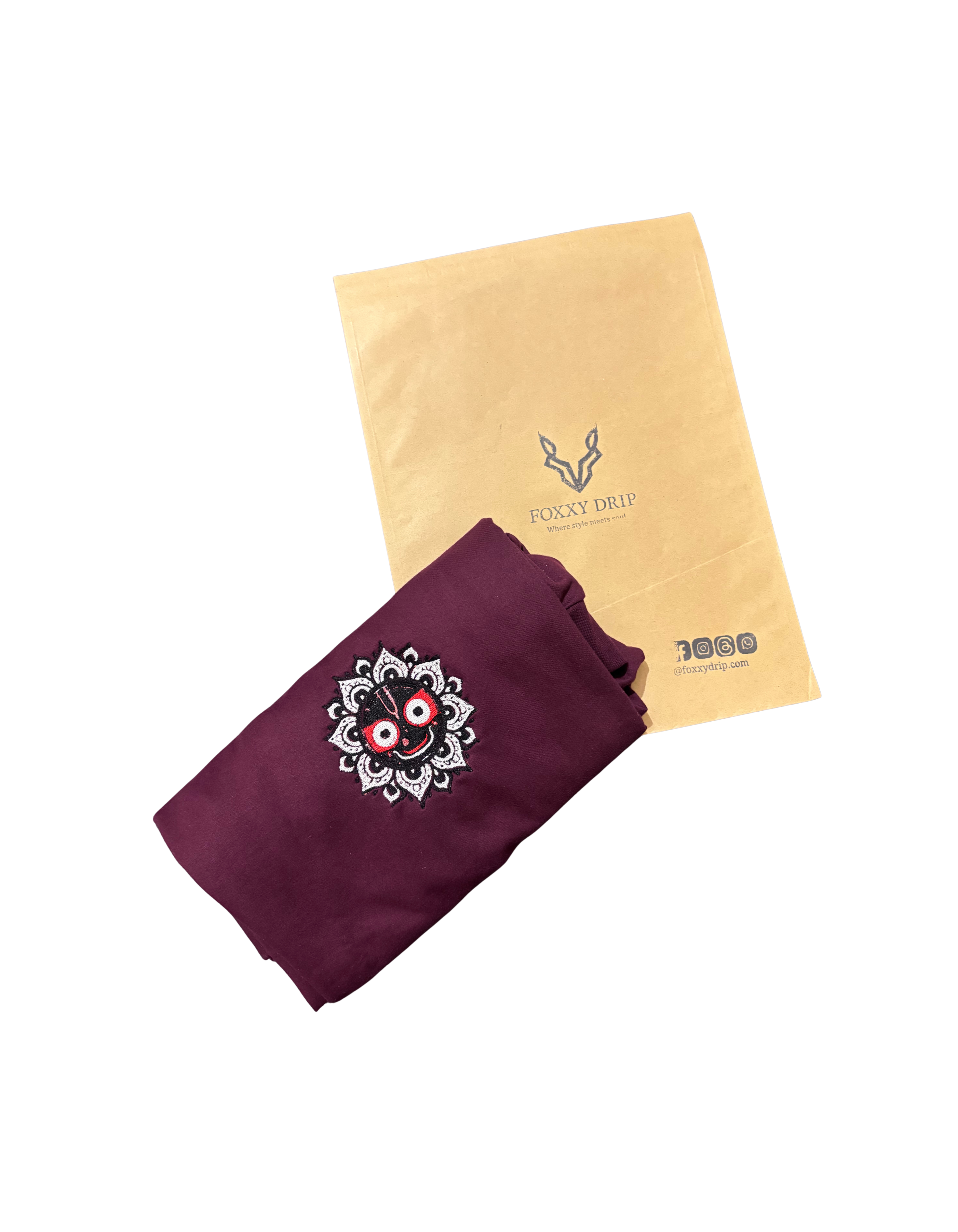 Jagannath Embroidery Hoodie
